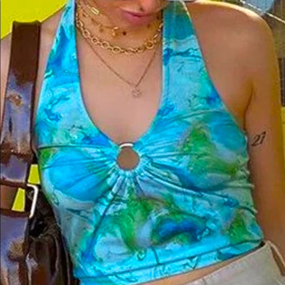 NWOT y2k halter top